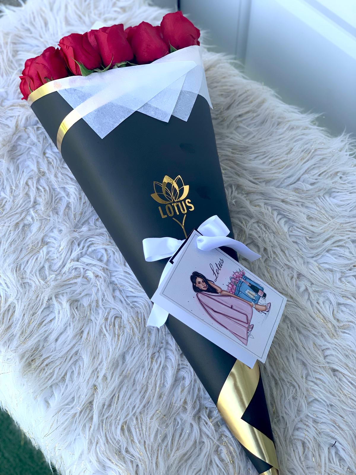 Cono de 20 Rosas - Imagen 4