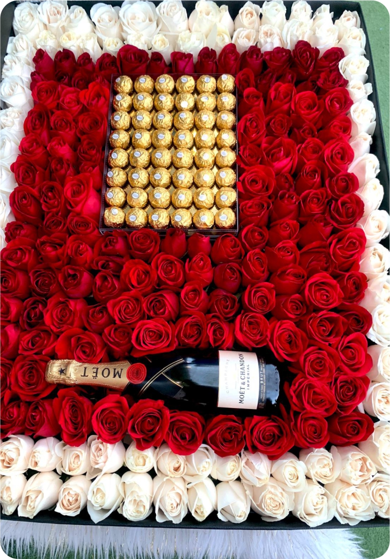 Caja premium 200 Rosas - Imagen 10